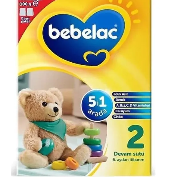 Bebelac 2 Devam Sütü 800 Gr 6-9 Ay