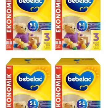 Bebelac 3 Bebek Devam Sütü 800 Gr 9-12 Ay X 4 Adet -kofre