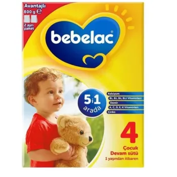 Bebelac 4 Devam Sütü 800 Gr 1 Yaş+