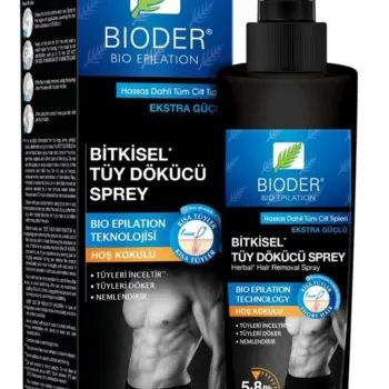 Bioder Erkekler İçin Tüy Dökücü Krem Sprey 175 Ml
