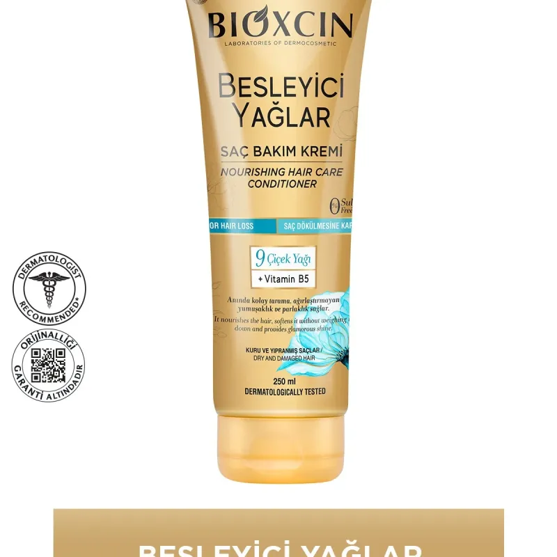 Bioxcin Besleyici Yağlar Saç Bakım Kremi 250 Ml