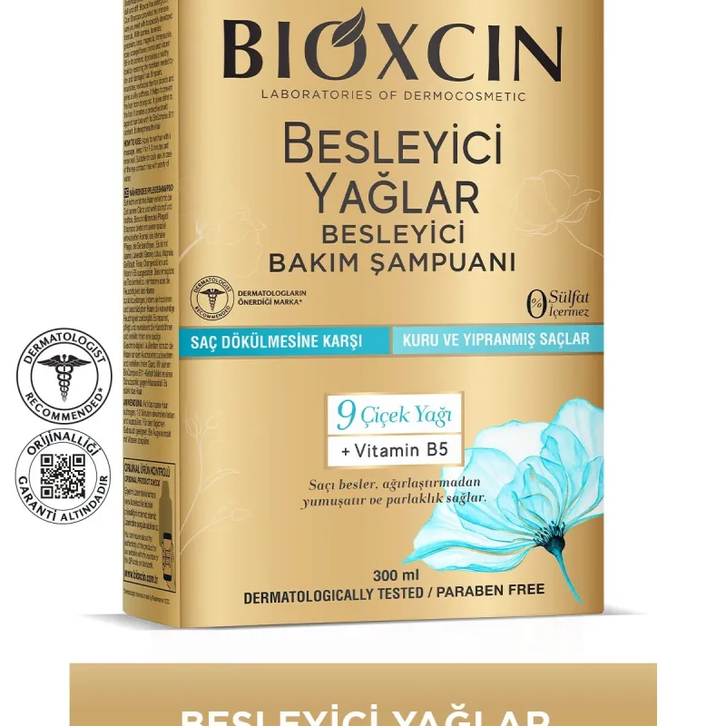 Bioxcin Besleyici Yağlar Şampuan 300 Ml