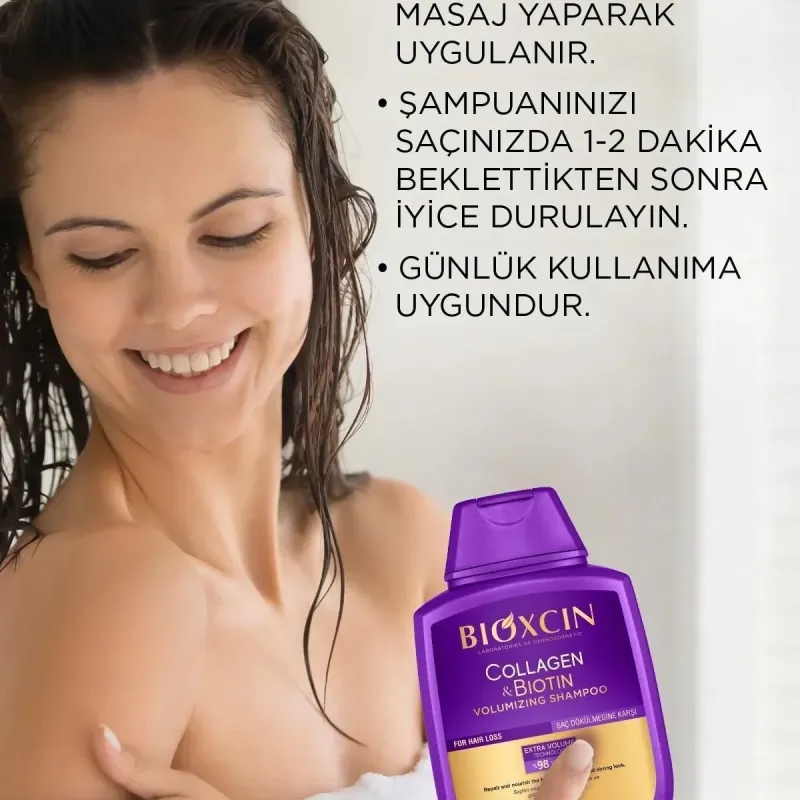 Bioxcin Collagen & Biotin Şampuan 300 Ml 2 Li