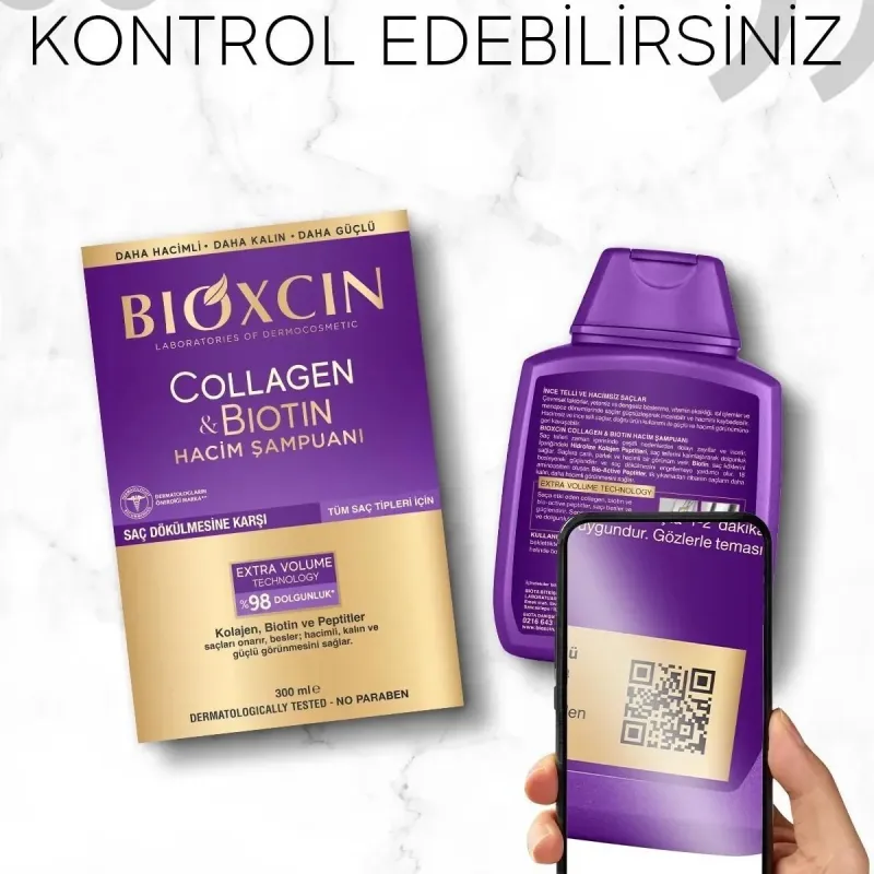 Bioxcin Collagen & Biotin Şampuan 300 Ml 2 Li
