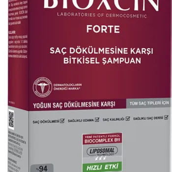 Bioxcin Forte Saç Dökülmesine Karşı Bitkisel Şampuan 300 Ml