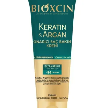 Bioxcin Keratin Argan Onarıcı Saç Bakım Kremi 250 Ml