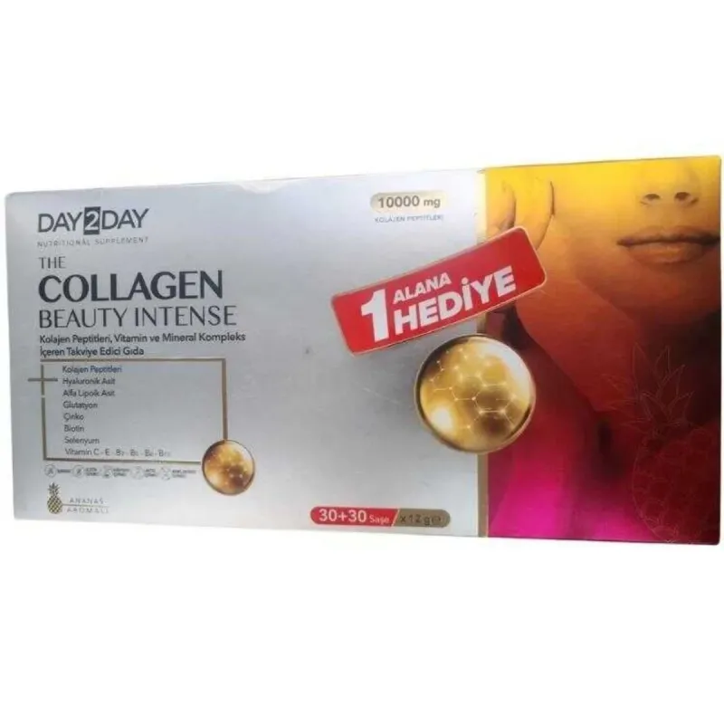 Day2day The Collegen Beauty Ananas Aromalı 10000 Mg 30 Saşe - 1 Alana 1 Hediye