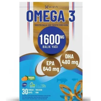 Haver Omega 3 1600 Mg 30 Kapsül