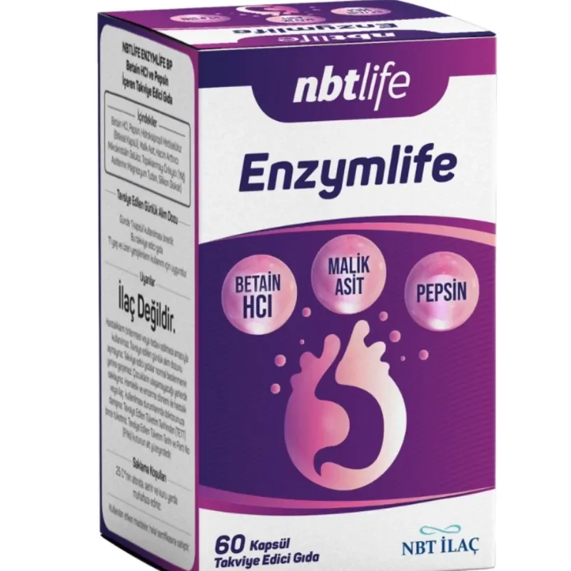 Nbt Life Enzymlife 60 Kapsül