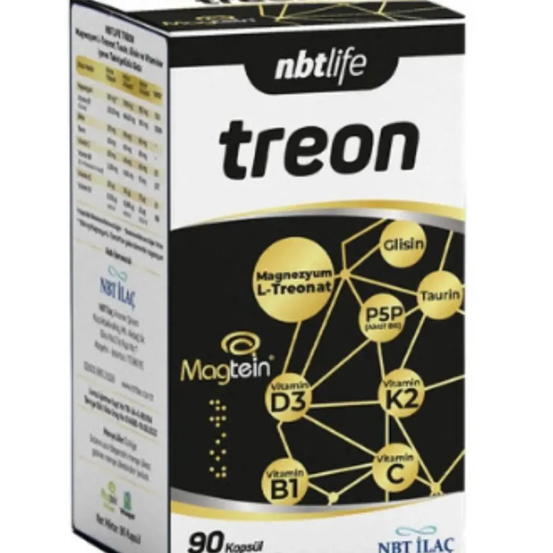 Nbt Life Treon Takviye Edici Gıda 90 Kapsül