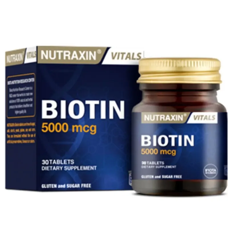 Nutraxin Biotin 5000 Mg 30 Tablet