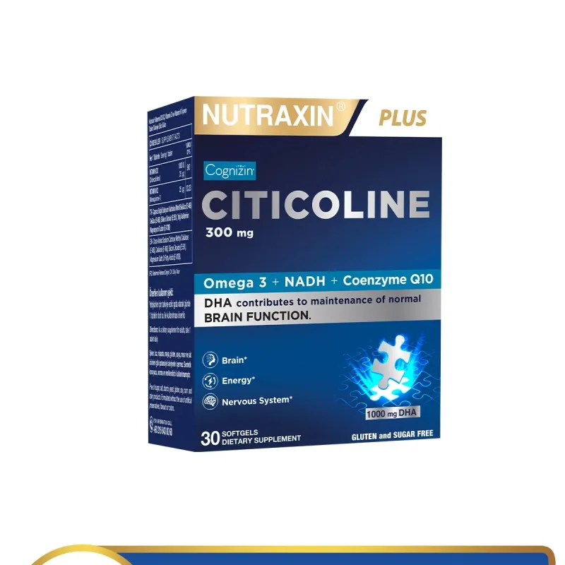 Nutraxin Sitikolin 30 Kapsül