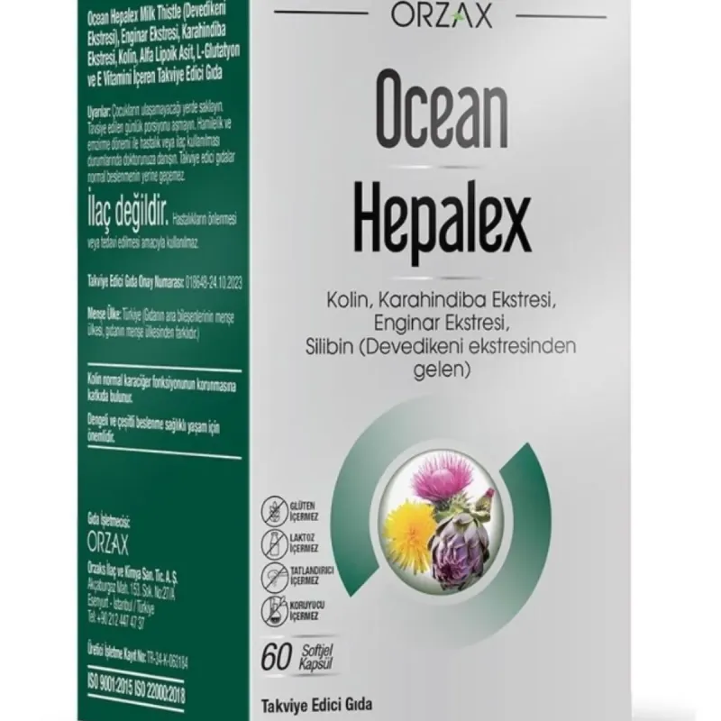 Ocean Hepalex 60 Softjel Kapsül