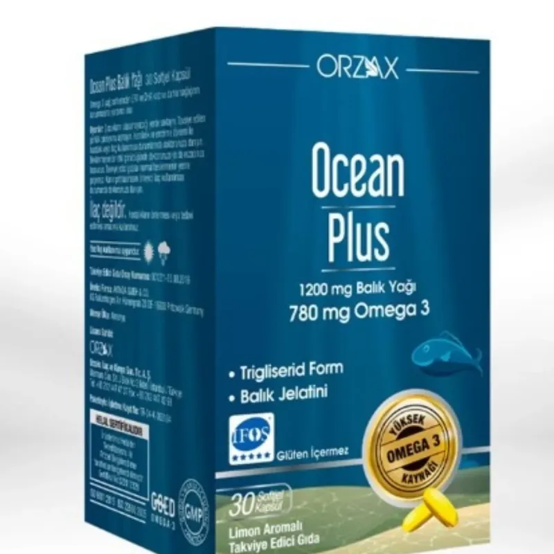 Ocean Plus Balık Yağı Omega3 1200 Mg 30 Softjel Kapsül