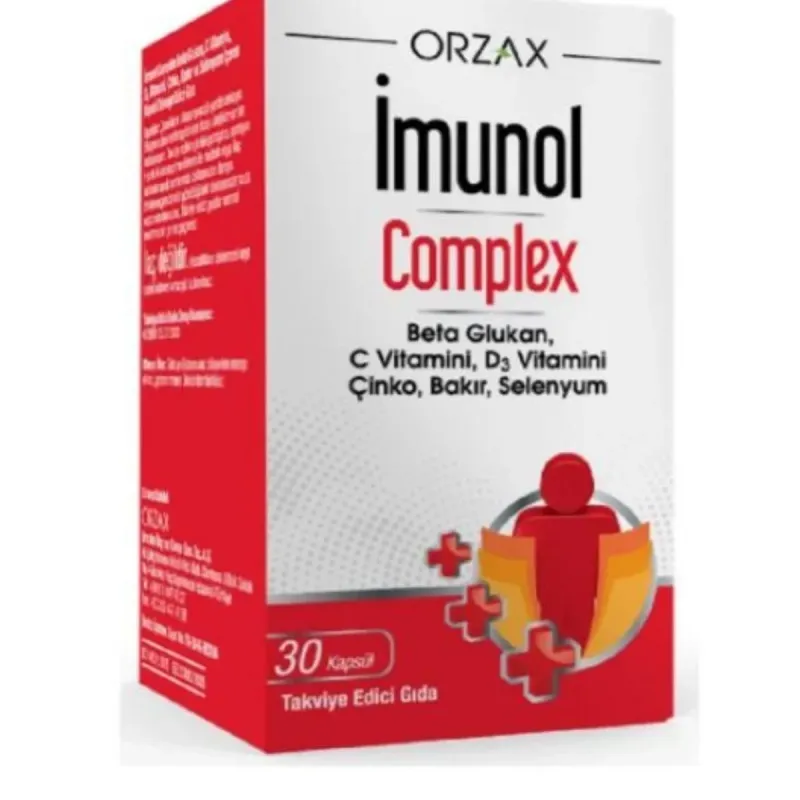 Orzax Imunol Complex Beta Glukan 30 Kapsül