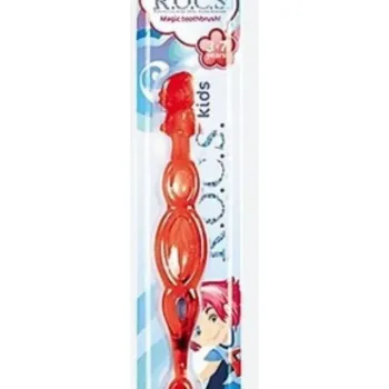 Rocs Kids 3-7 Yaş Ekstra Yumuşak Diş Fırçası Kırmızı