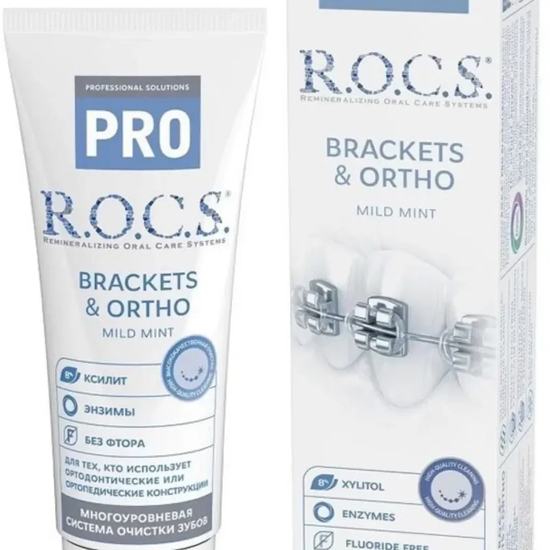 Rocs Pro Diş Macunu Brackts & Ortho 60 Ml