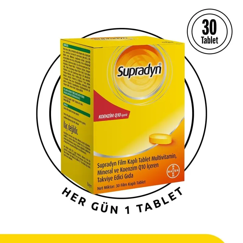 Supradyn Daily Koenzim Q10 30 Film Kaplı Tablet