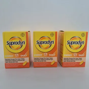 Supradyn Daily Koenzim Q10 30 Film Kaplı Tablet (yeni Ambalaj) 3 Aylık Zindelik Paketi 90 Tablet - Kofre