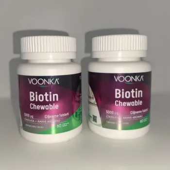 Voonka Biotin Chewable 60 Tablet Saçımı Ve Tırnaklarımı Önemsiyorum 2'li Kofre Set- Kofre