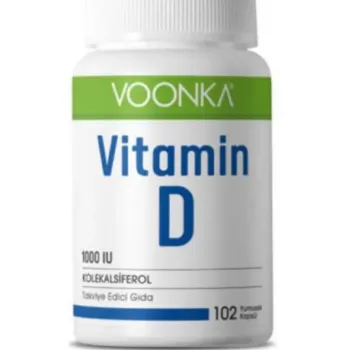 Voonka Vitamin D 102 Yumuşak Kapsül