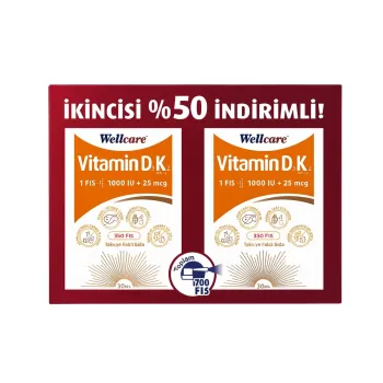 Wellcare Vıt D3 K2 2 %50 Ind Kofre