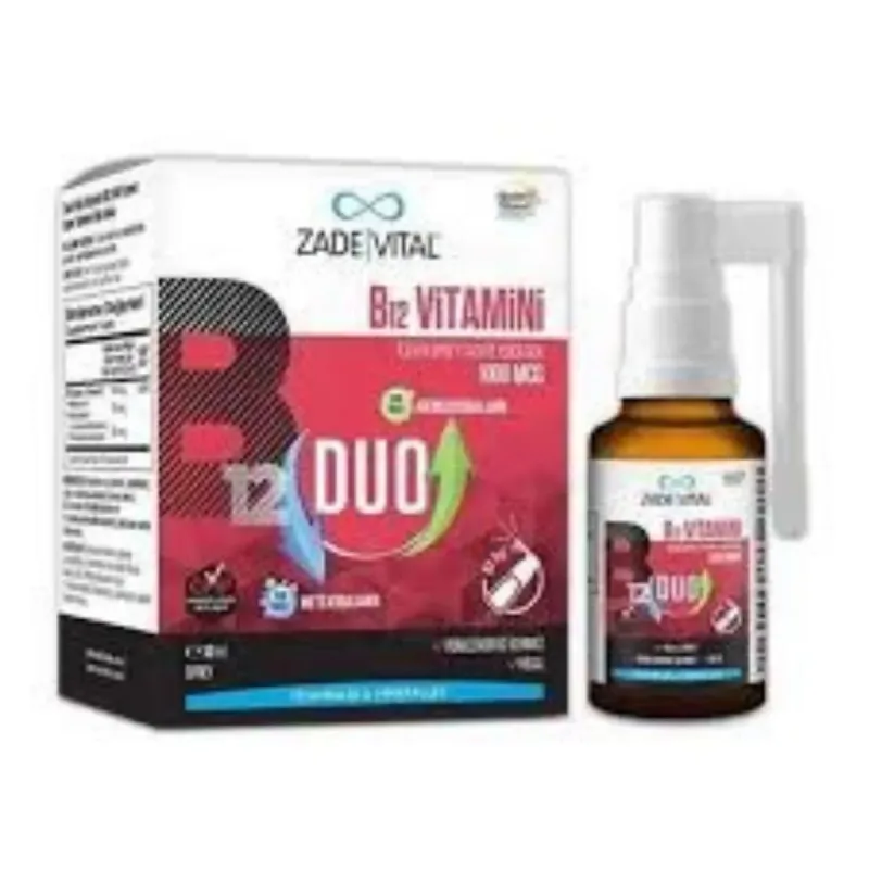 Zade Vital B12 Vitamini Duo 1000 Mcg Sprey 10 Ml