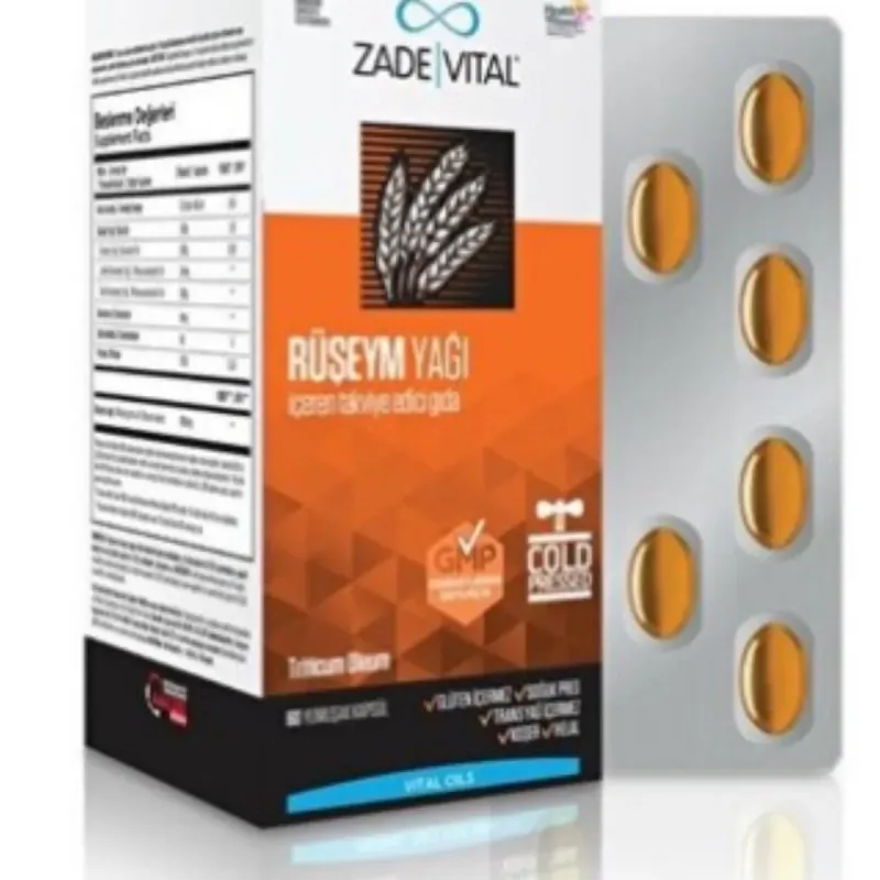 Zadevital Rüşeym Yağı 60 Kapsül